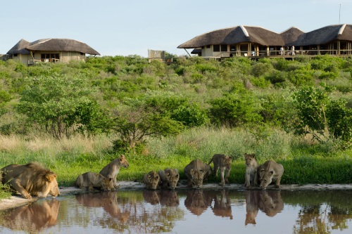 Kwando Tau Pan Camp buitenkant